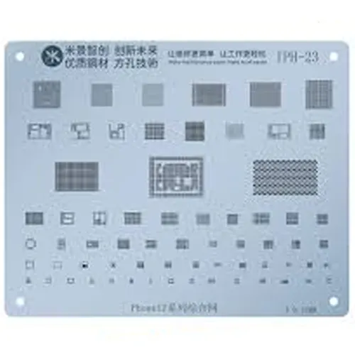 Replacement for IPH-23 MIJING IP17 SERIES BGA REWORK STENCIL - Quality Phone Parts in Sri Lanka